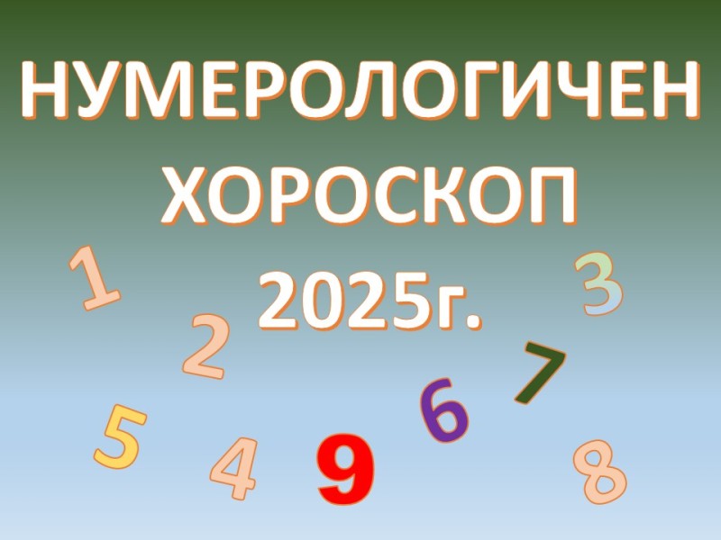 Нумерологична прогноза за 2025-та година